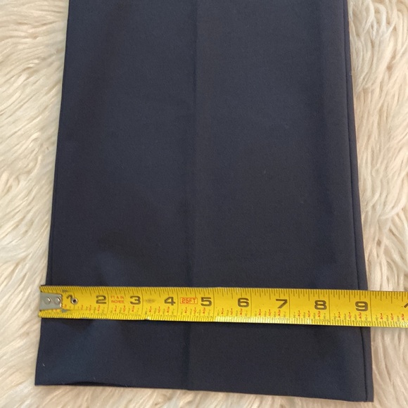 ANN TAYLOR THE TROUSERS PANTS SIZE 8 brand new navy blue color inseam 32” - Picture 10 of 13